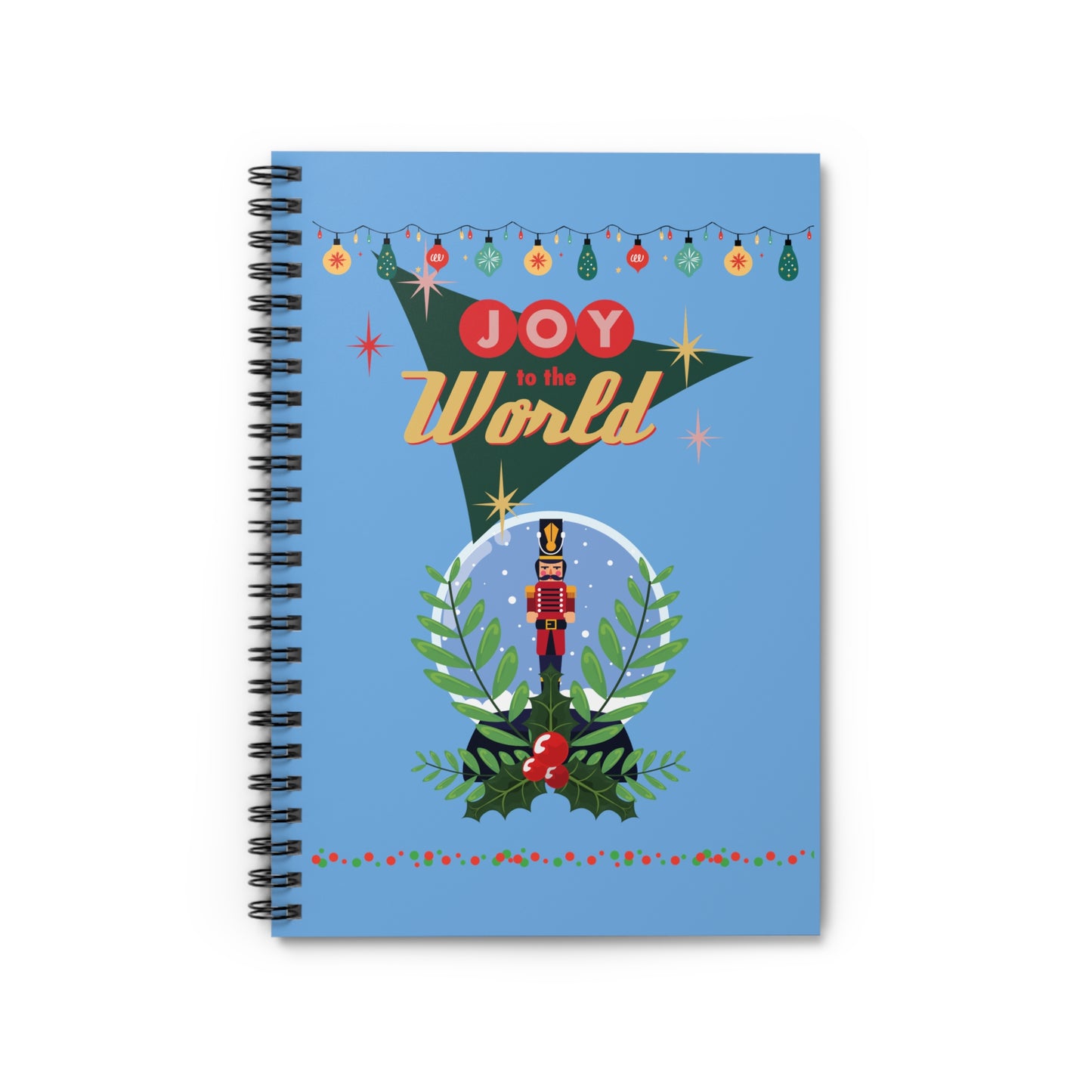 Vintage Joy Spiral Notebook - Ruled Line