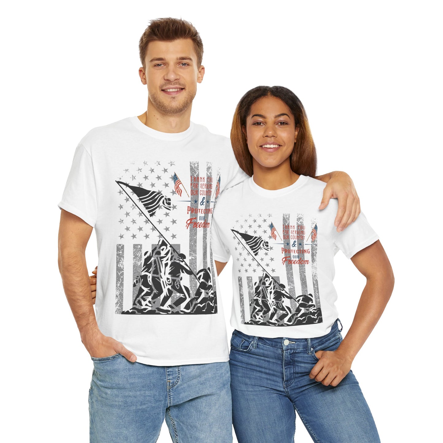 Protecting Us Unisex Heavy Cotton Tee