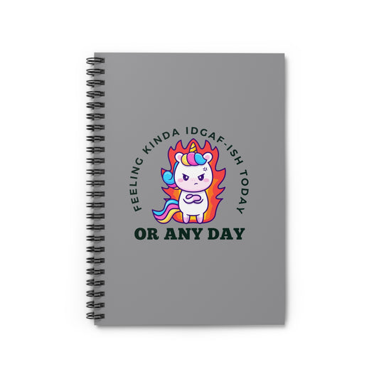 Feeling Kinda Spiral Notebook - Ruled Line