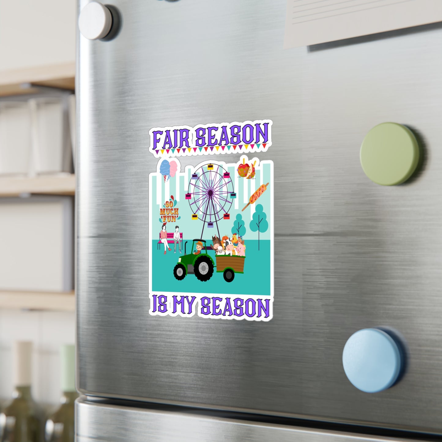 Fair Season Kiss-Cut Vinyl Decals