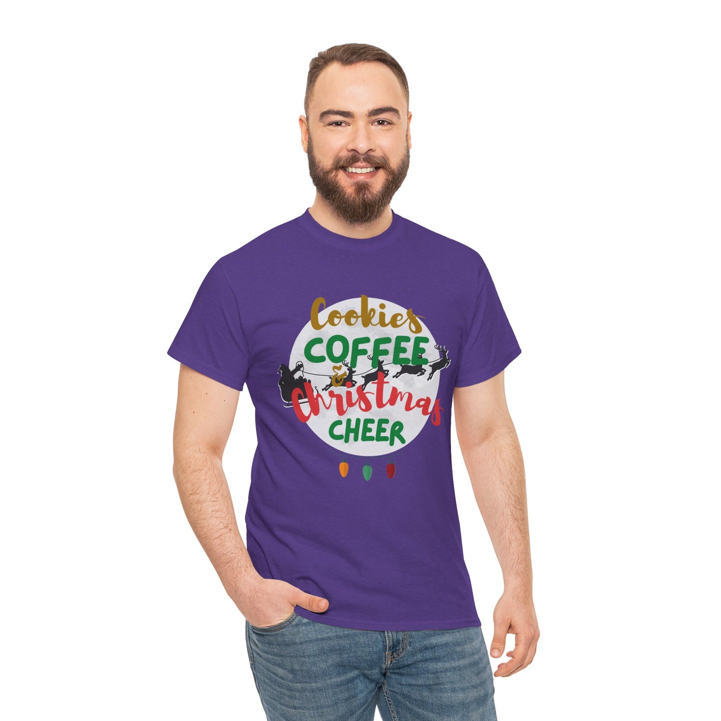 Christmas Cookies Unisex Heavy Cotton Tee