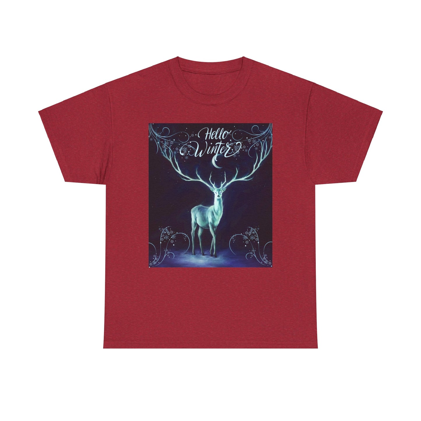 Hello Winter Unisex Heavy Cotton Tee