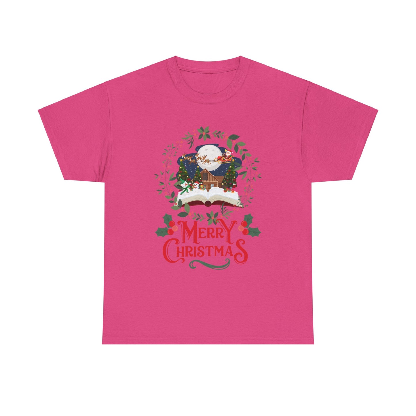 Merry Christmas Unisex Heavy Cotton Tee