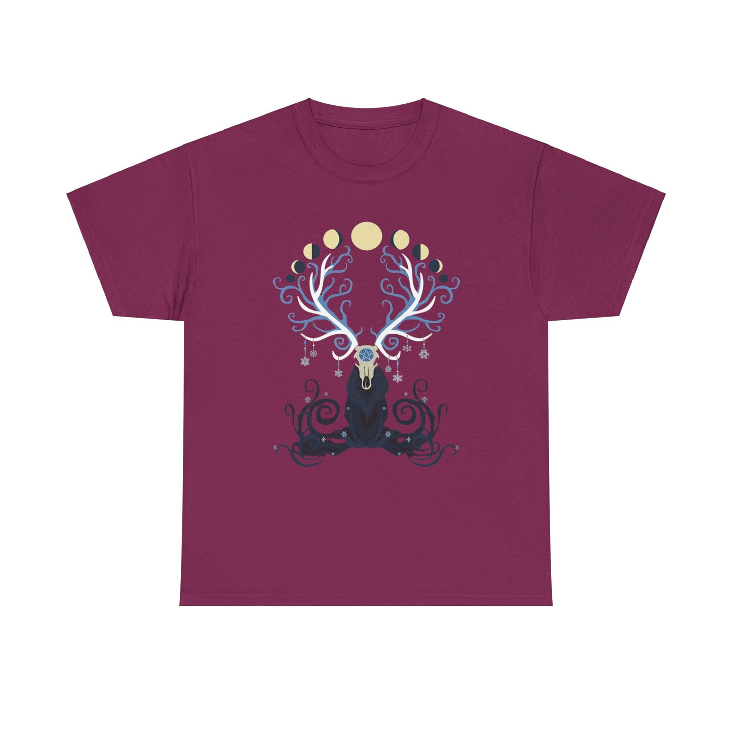 Deer Moon Unisex Heavy Cotton Tee