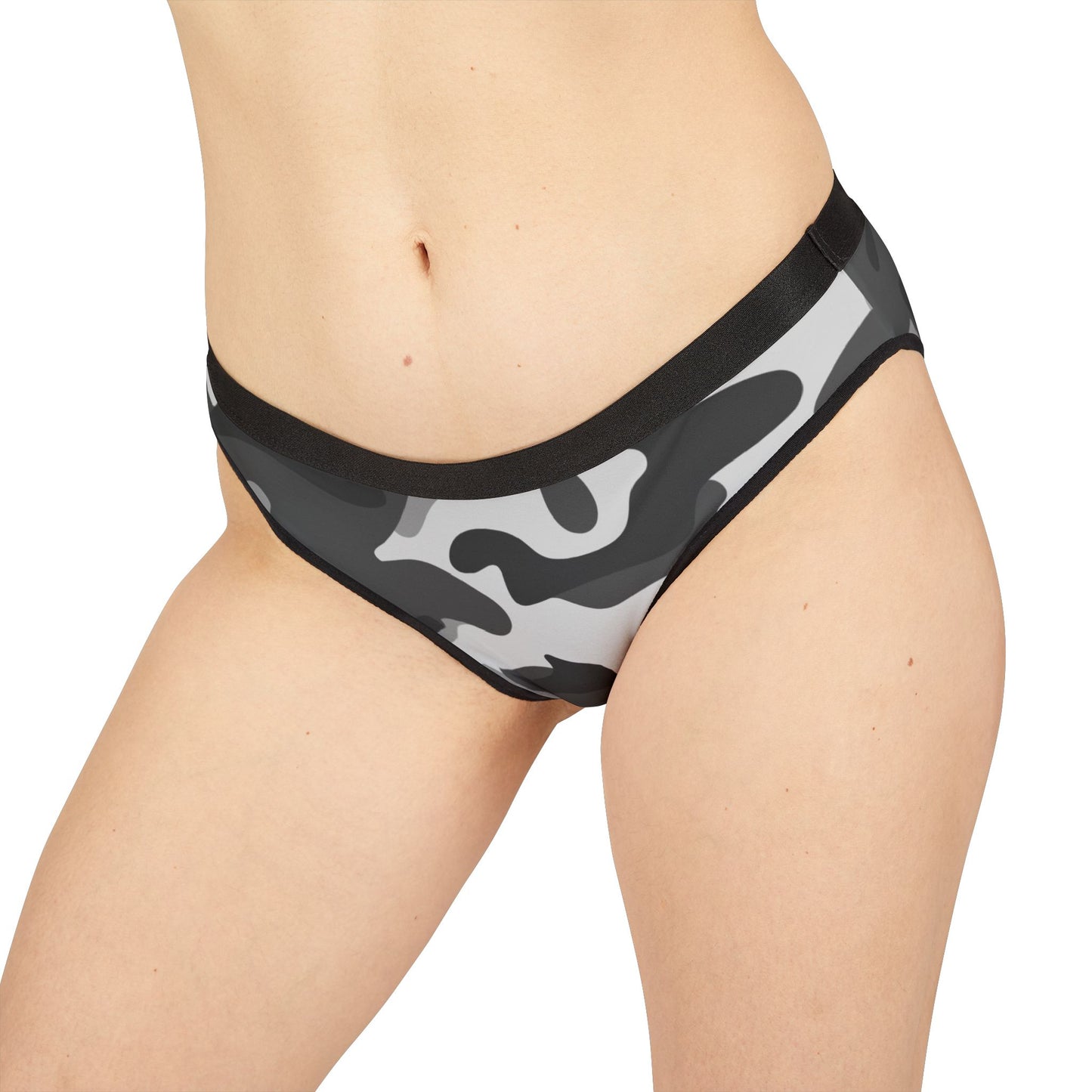Gray Camo Women's Underwear (AOP)