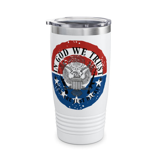 In God We Trust Patriotic 20oz Ringneck Tumbler