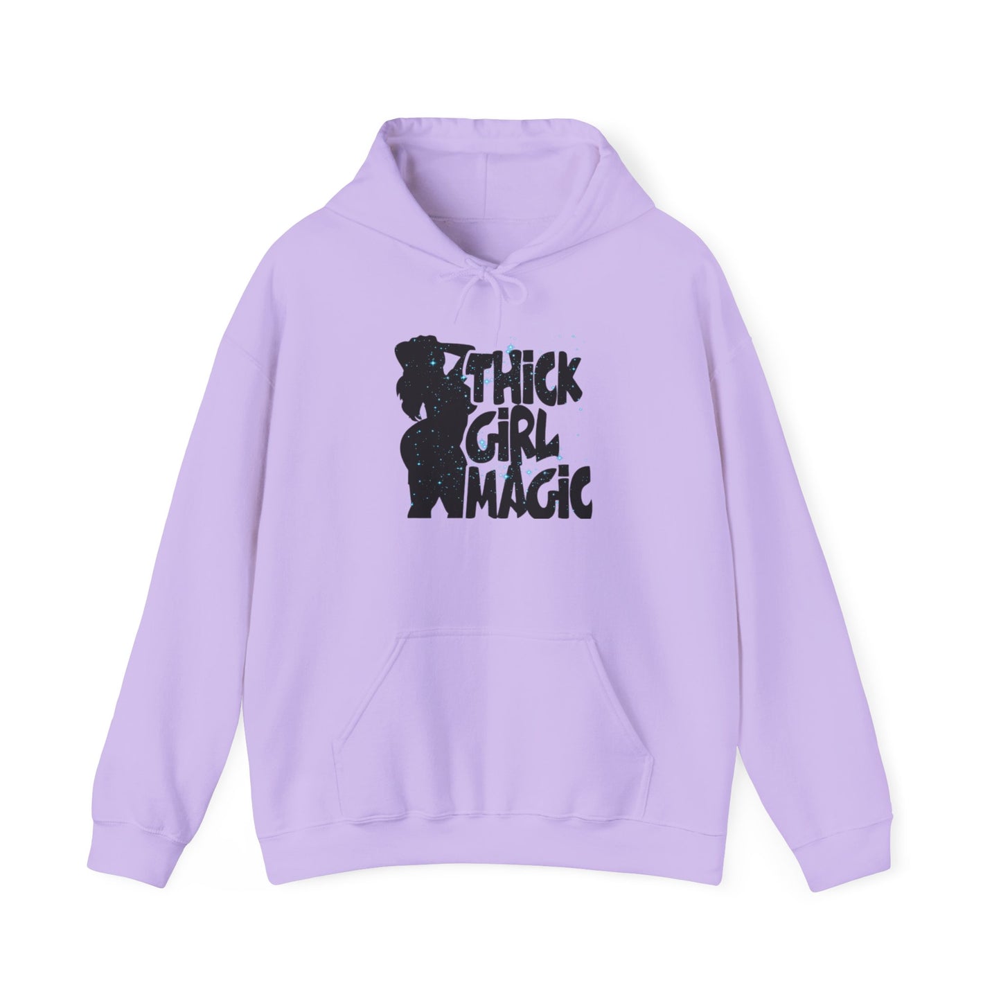 Thick Girl Magic Unisex Hooded Sweatshirt
