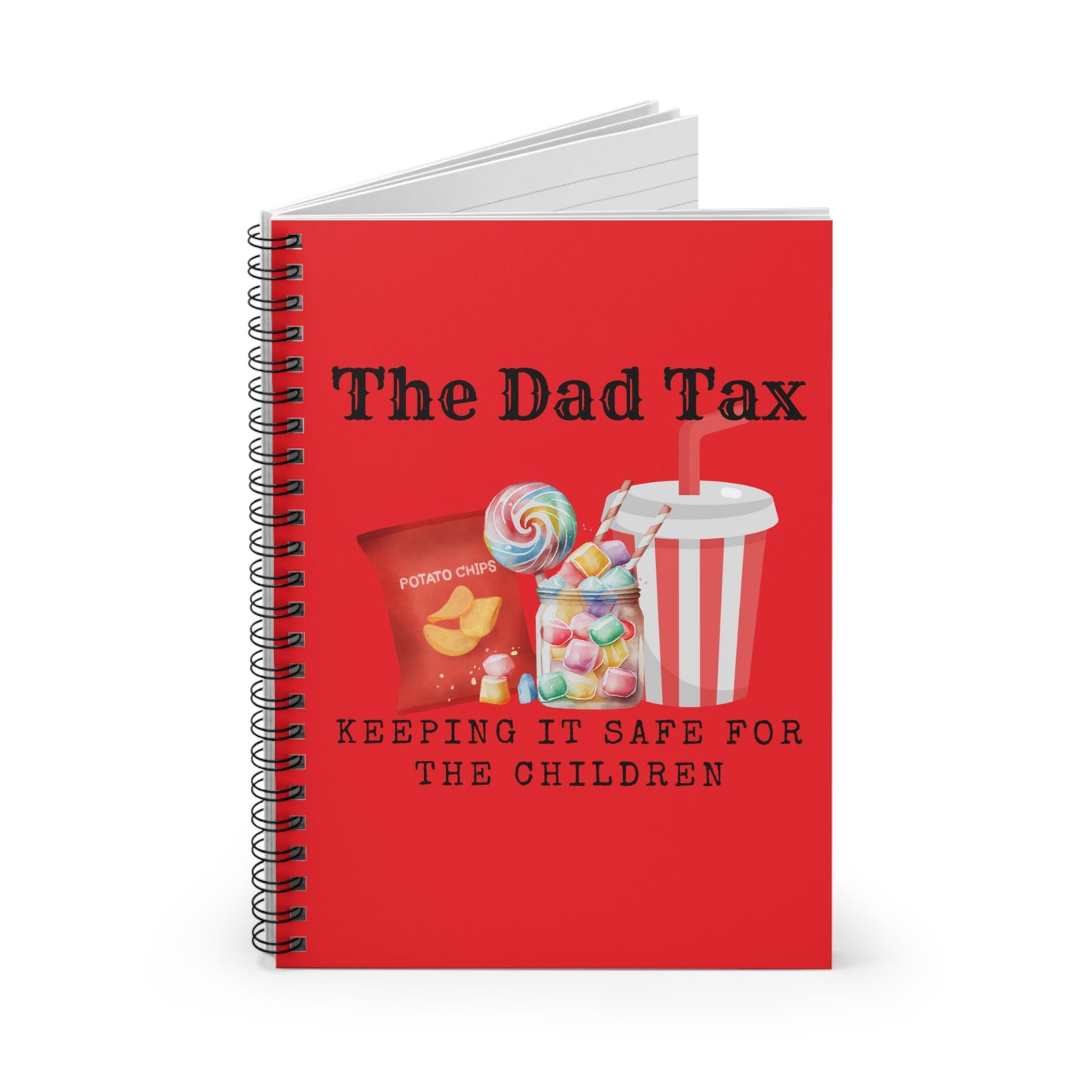 Dad Tax Spiral Notebook - Ruled Line
