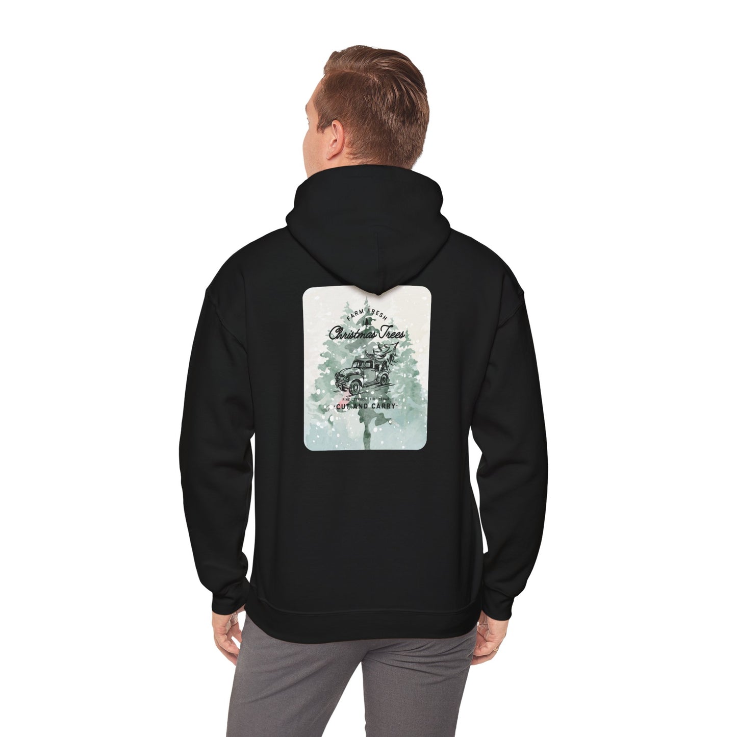 Christmas Trees Unisex Heavy Blend™ Hooded Sweatshirt