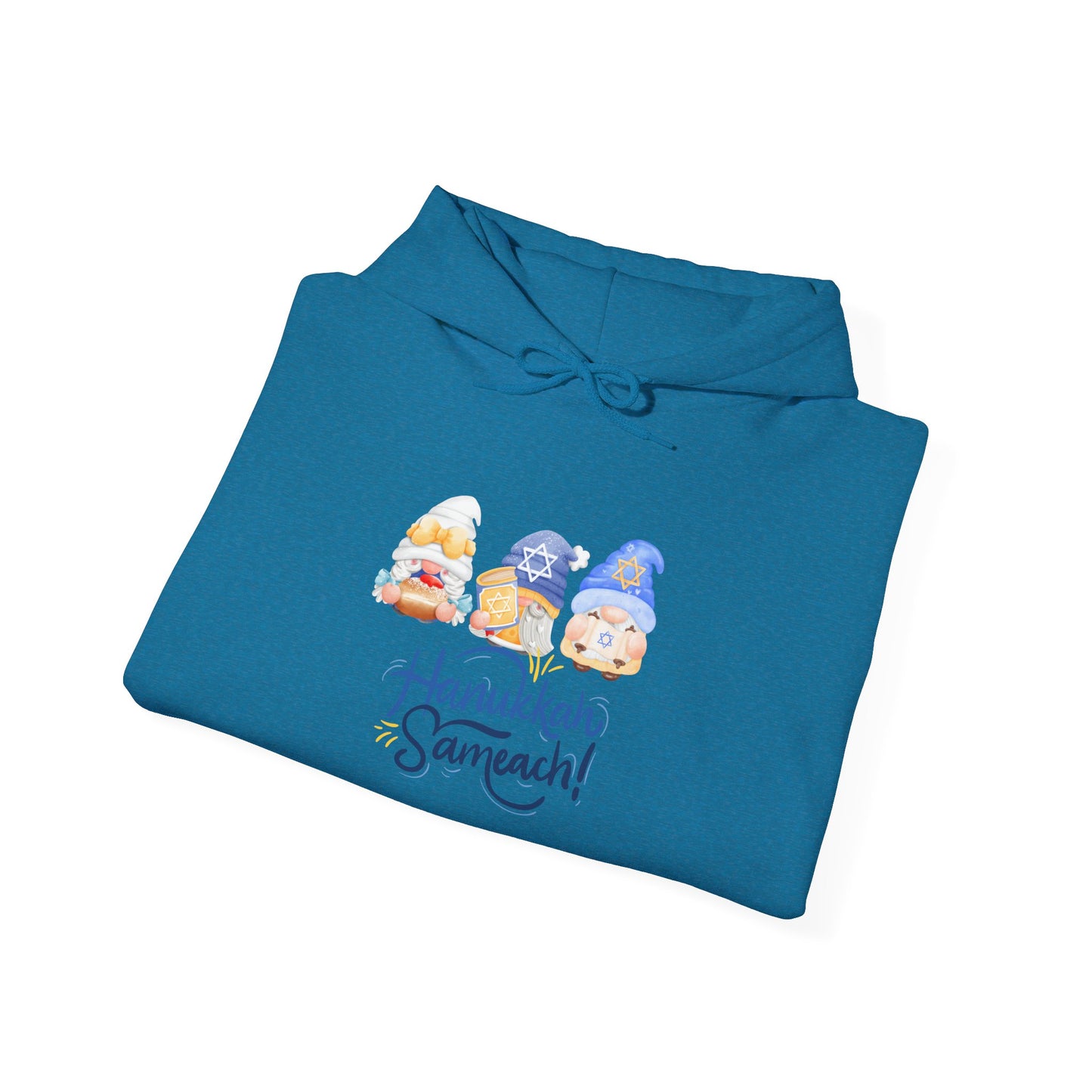 Hanukkah Gnomes Unisex Heavy Blend™ Hooded Sweatshirt