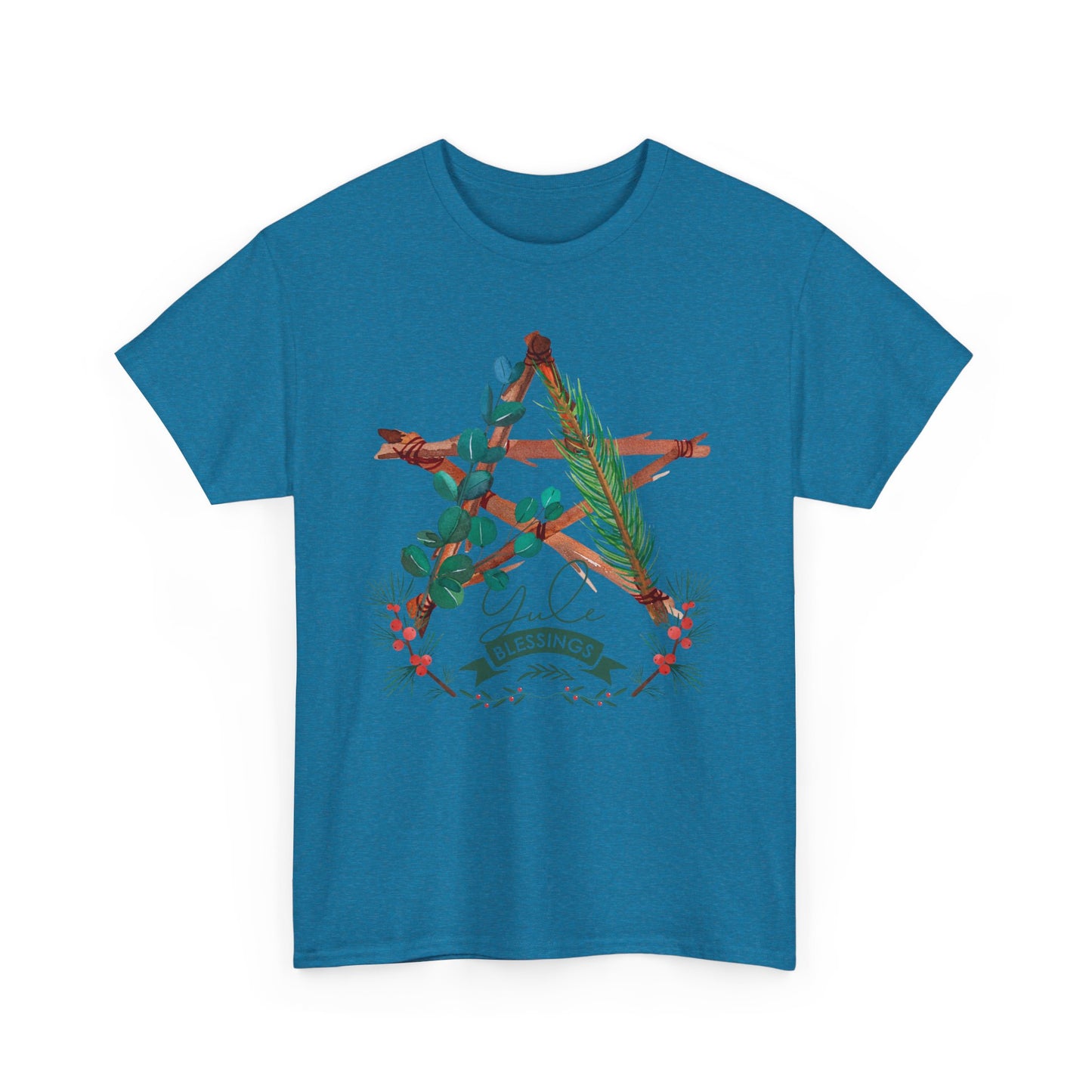 Yule Blessings Unisex Heavy Cotton Tee