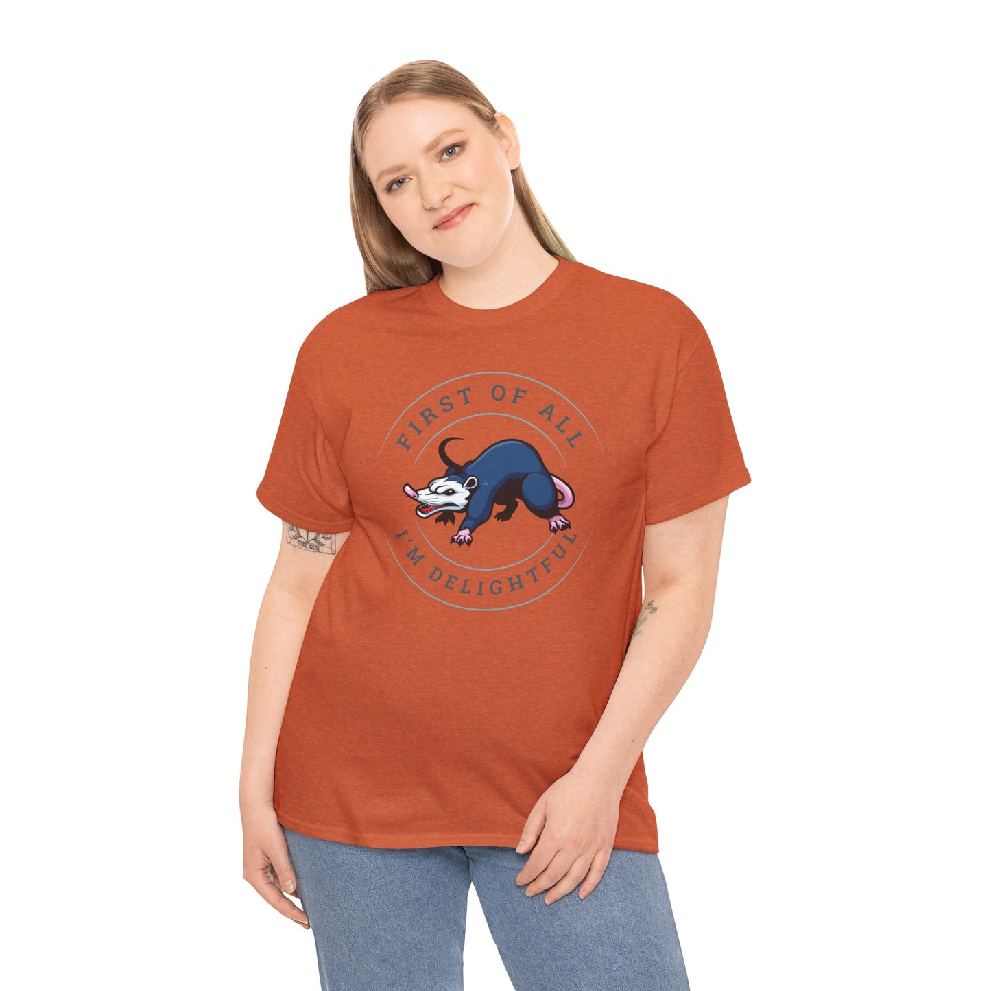 First of all Unisex Heavy Cotton Tee