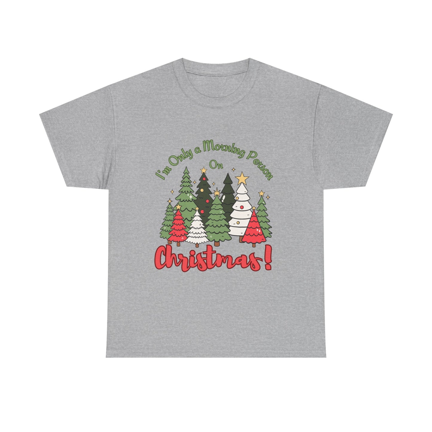 Morning Person Unisex Heavy Cotton Tee