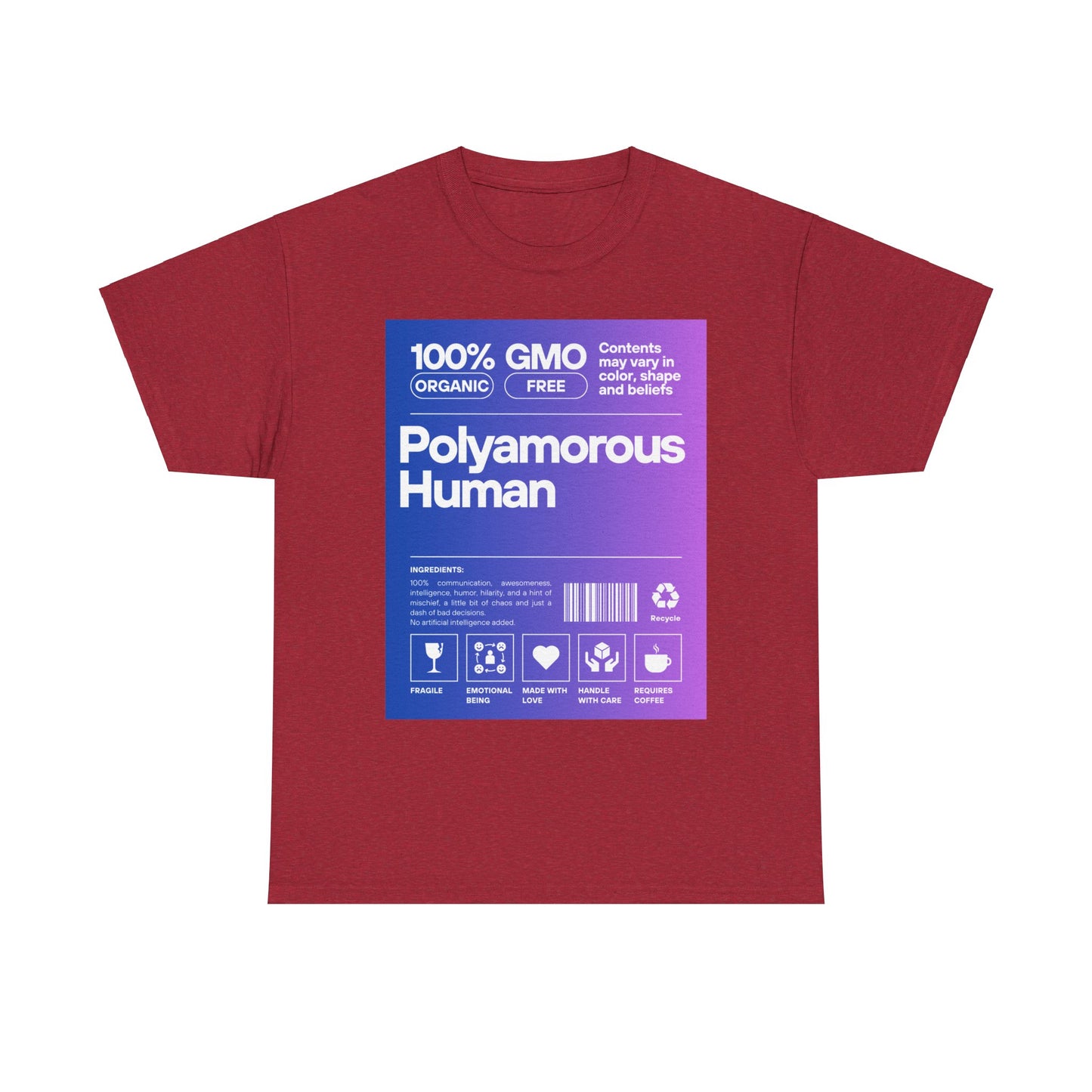 Polyamorous Unisex Heavy Cotton Tee