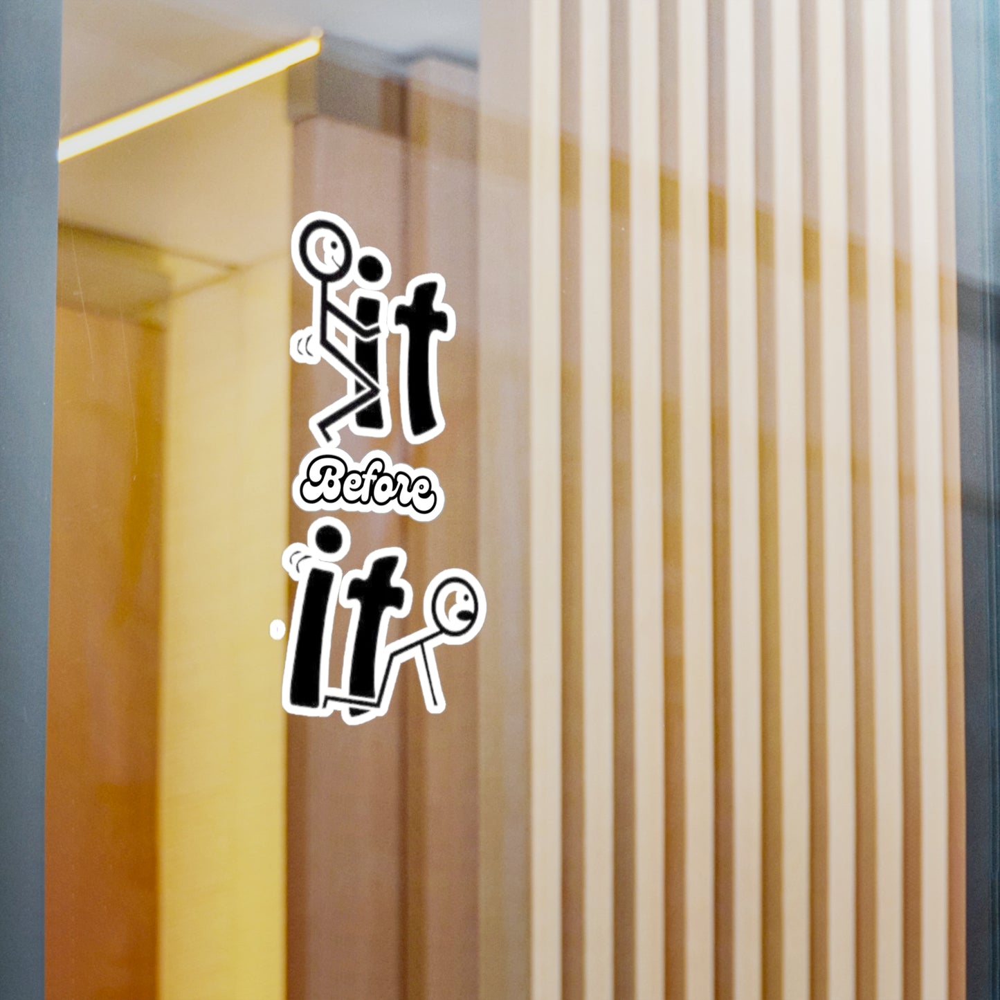 Fuck it Kiss-Cut Vinyl Decals