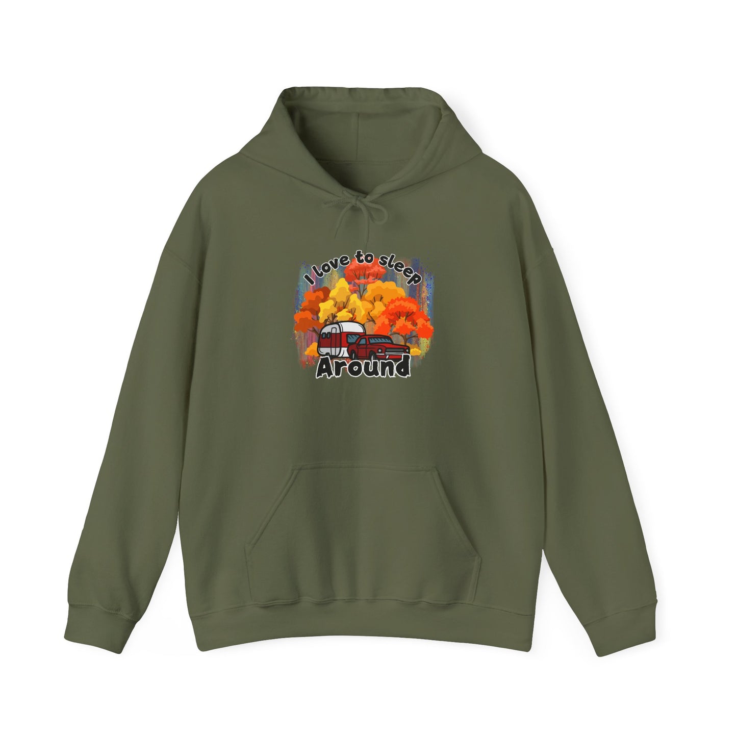 Love Sleeping Unisex Heavy Blend™ Hooded Sweatshirt