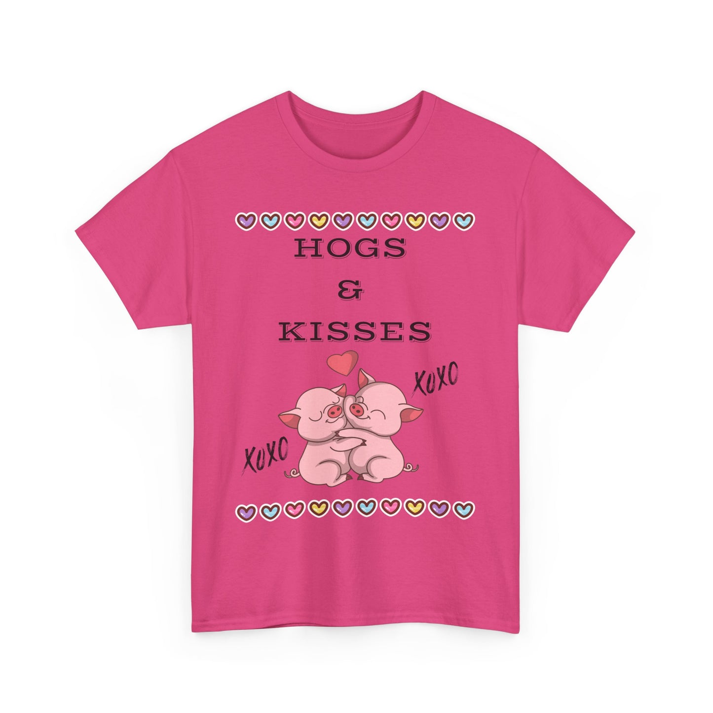 Hogs & Kisses Unisex Heavy Cotton Tee