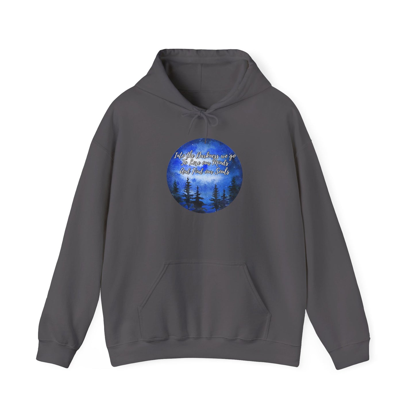Into Darkness Unisex Heavy Blend™ Hooded Sweatshirt