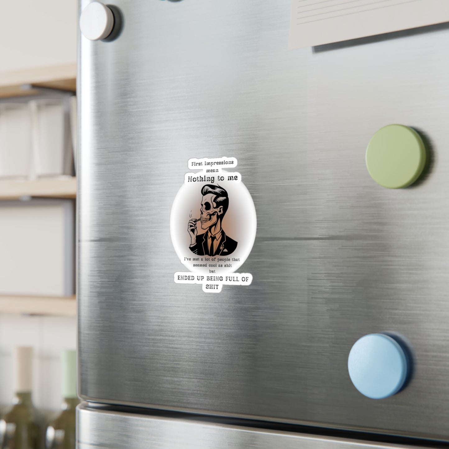 First Impressions Kiss-Cut Vinyl Decals