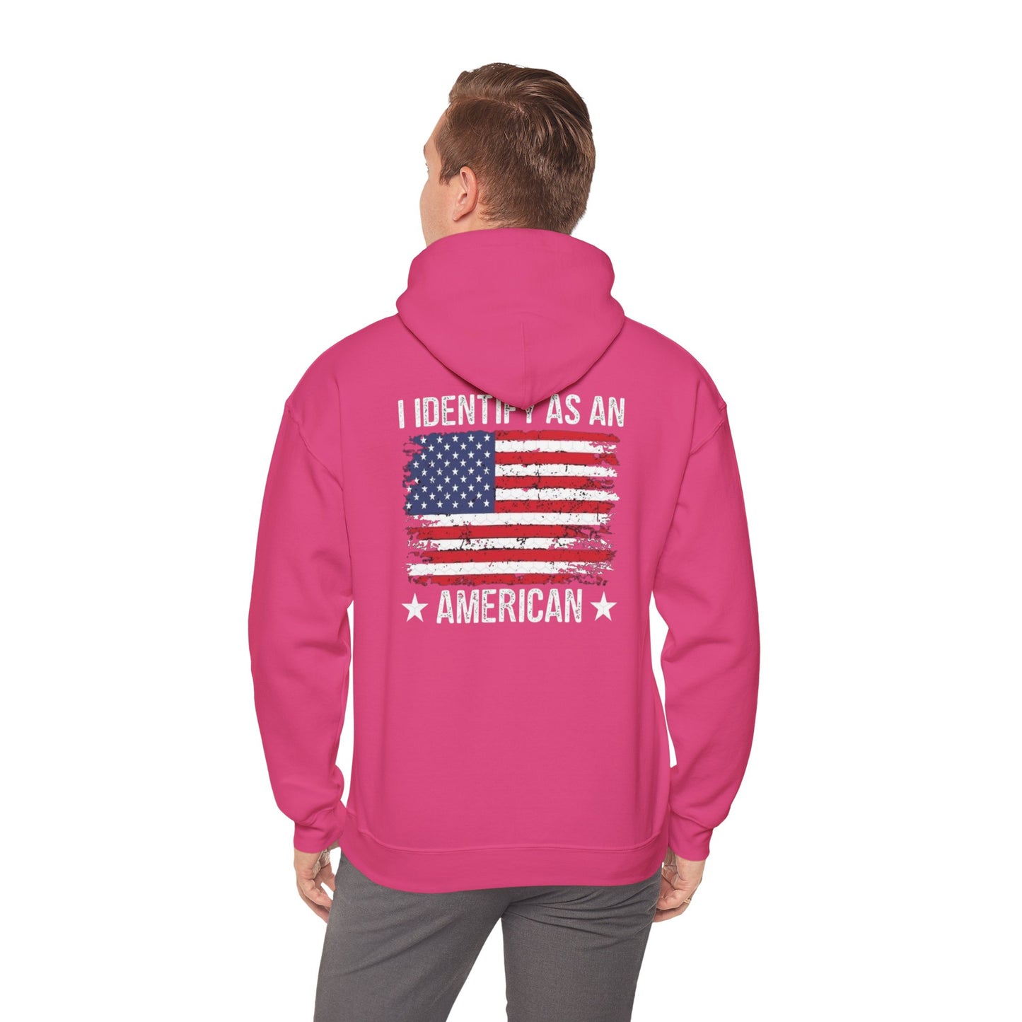 Identify as Unisex Heavy Blend™ Hooded Sweatshirt