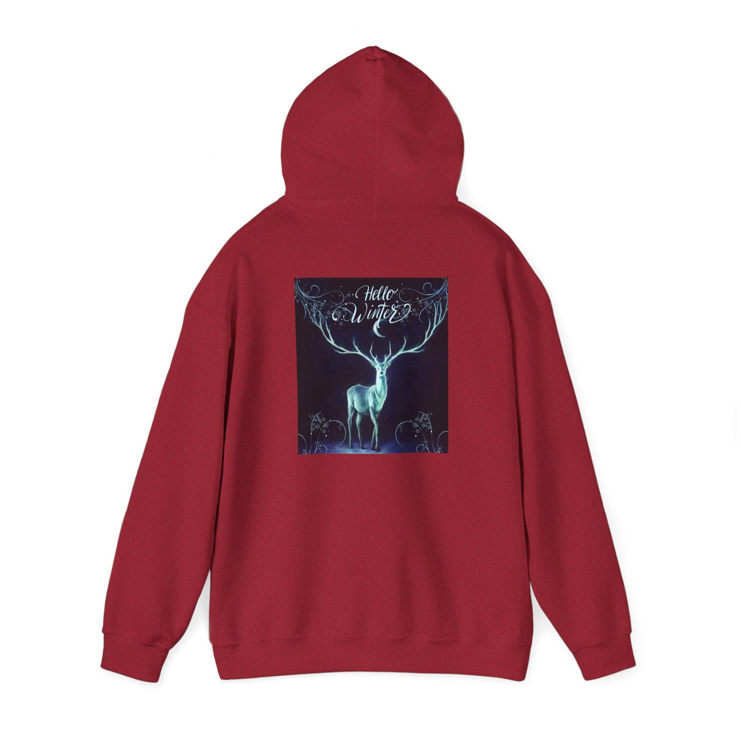 Hello Winter Unisex Heavy Blend™ Hooded Sweatshirt
