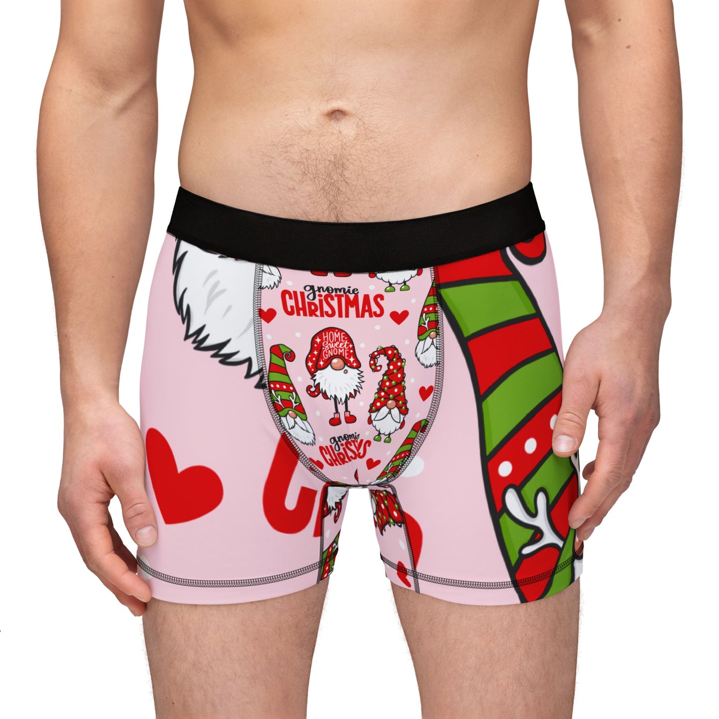 Christmas Gnomes Men's Boxers (AOP)