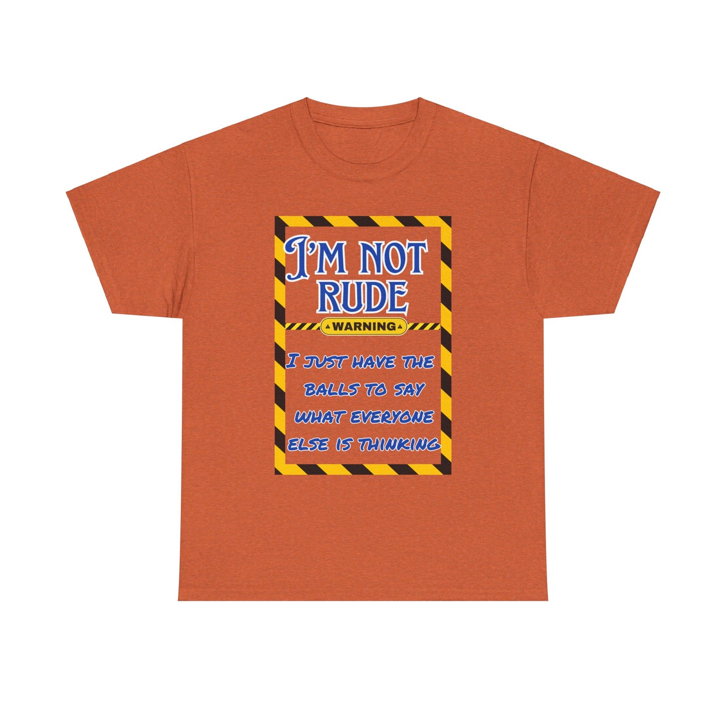 Not Rude Unisex Heavy Cotton Tee