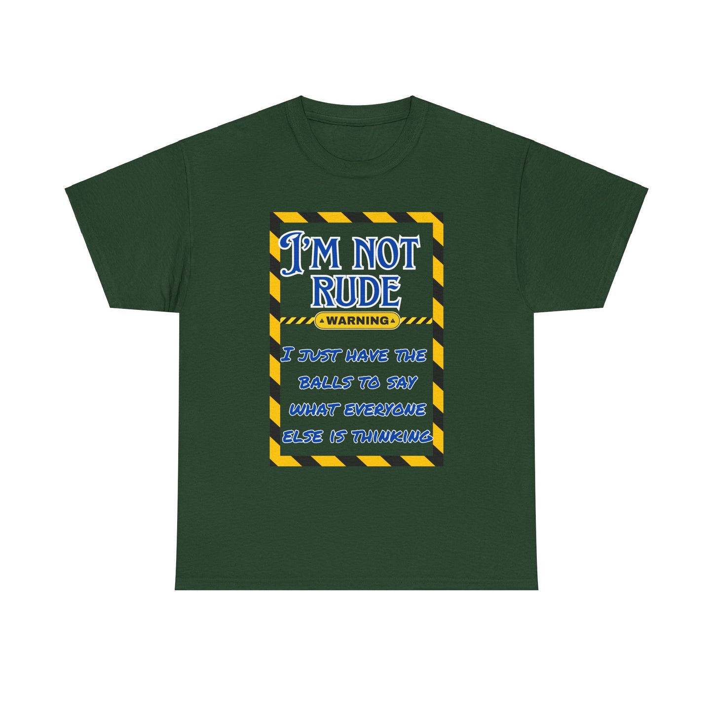 Not Rude Unisex Heavy Cotton Tee