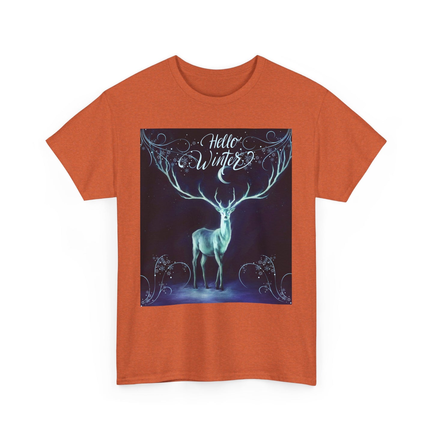 Hello Winter Unisex Heavy Cotton Tee