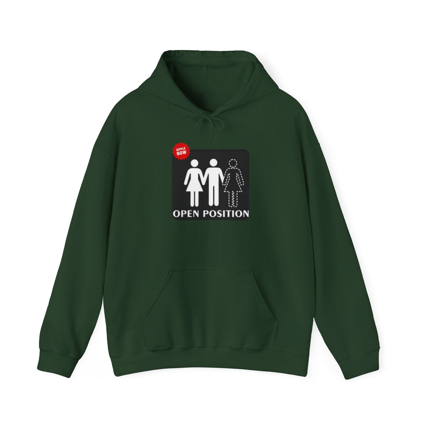 Open Position 2 Unisex Heavy Blend™ Hooded Sweatshirt
