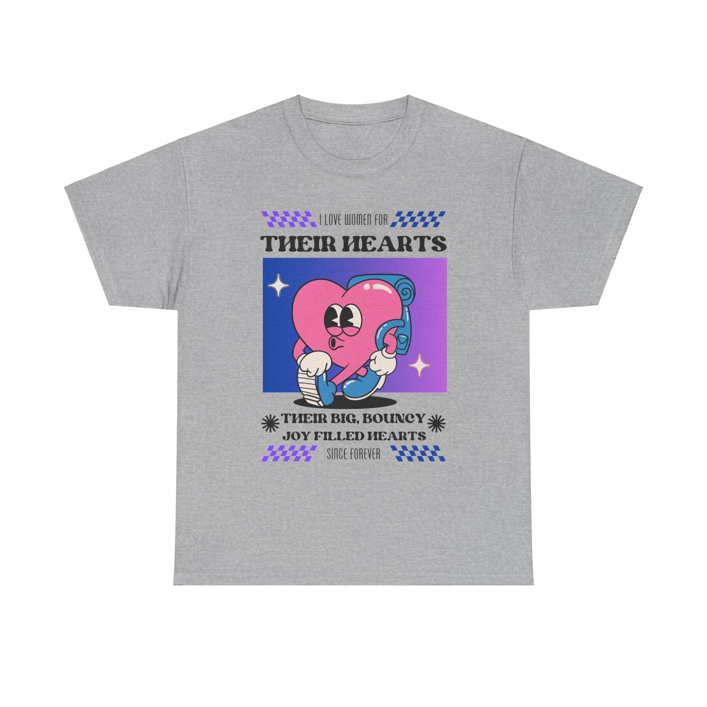 Love Hearts Unisex Heavy Cotton Tee