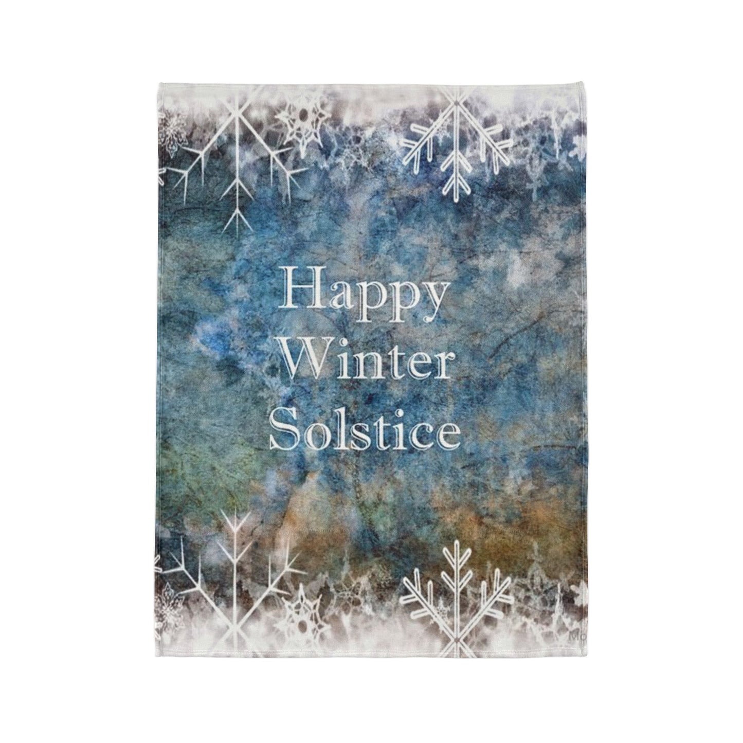 Happy Winter Solstice Soft Polyester Blanket