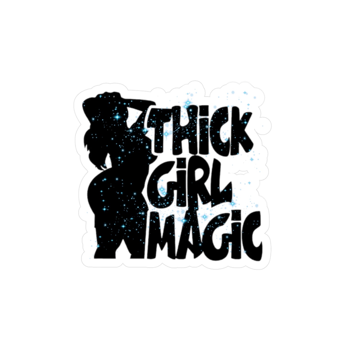 Thick Girl Magic Vinyl Decals