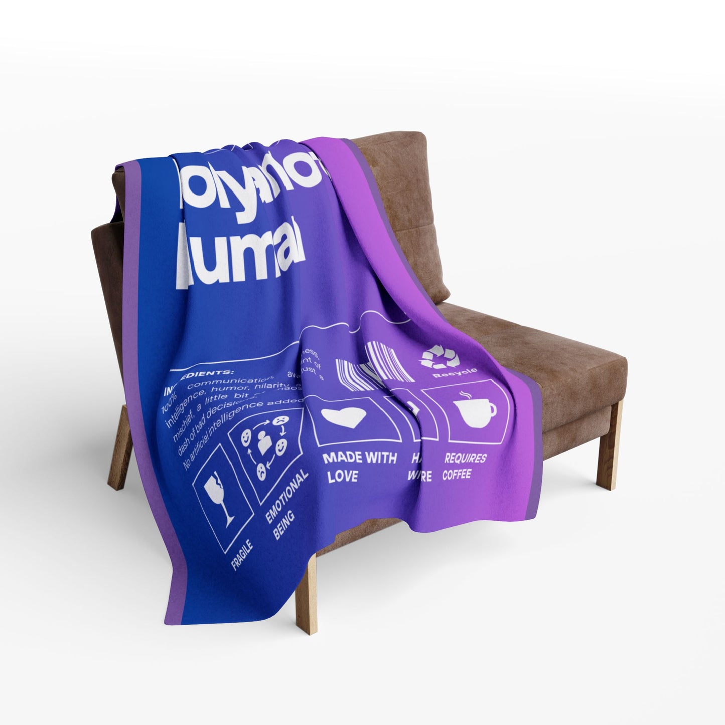 Polyamorous Arctic Fleece Blanket