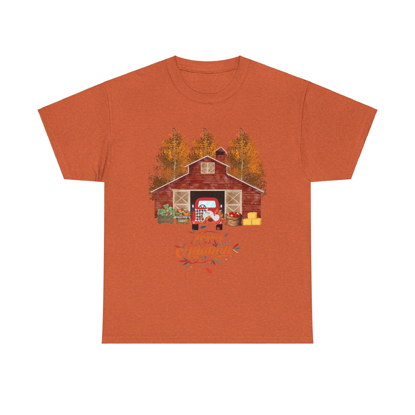 Happy Autumn Unisex Heavy Cotton Tee