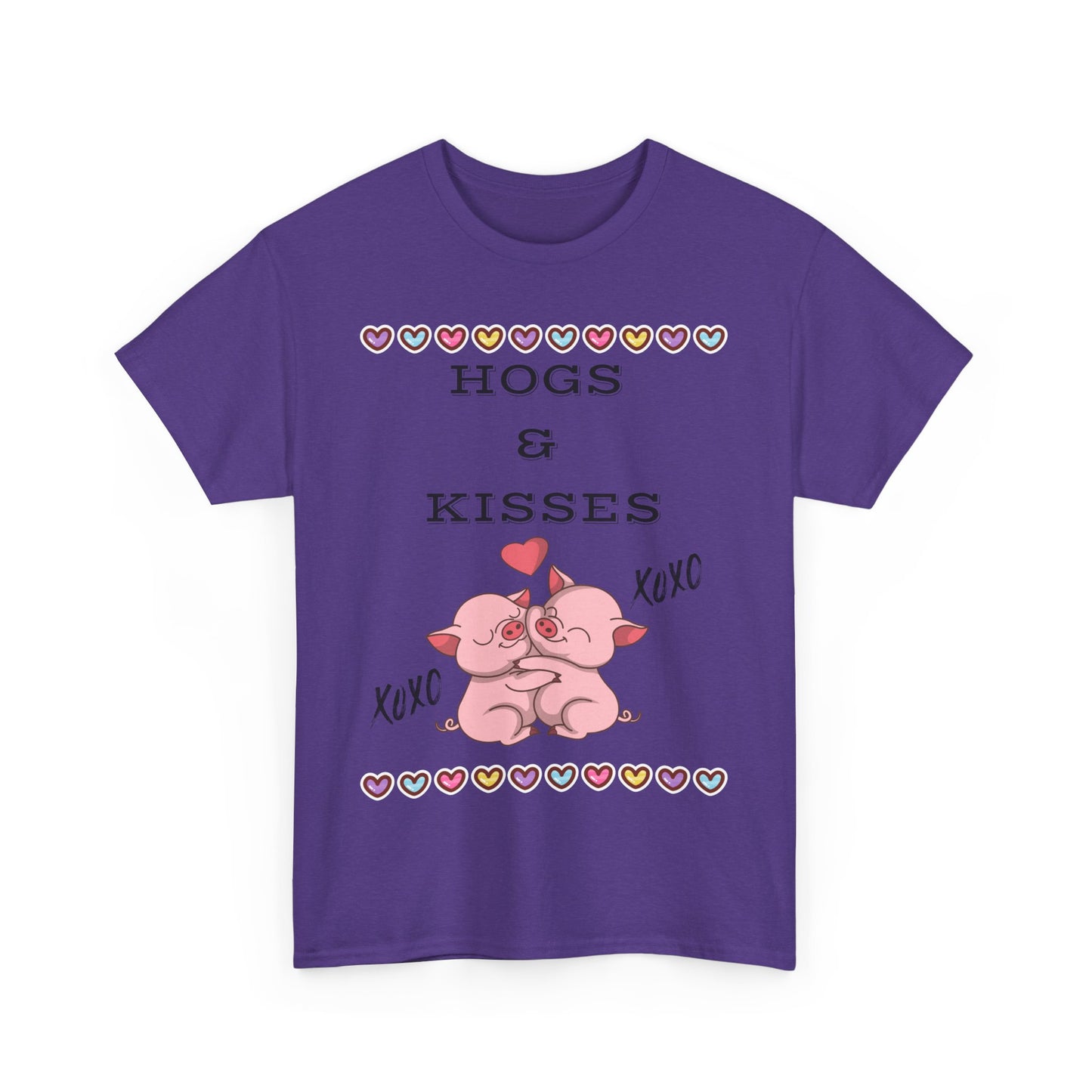 Hogs & Kisses Unisex Heavy Cotton Tee