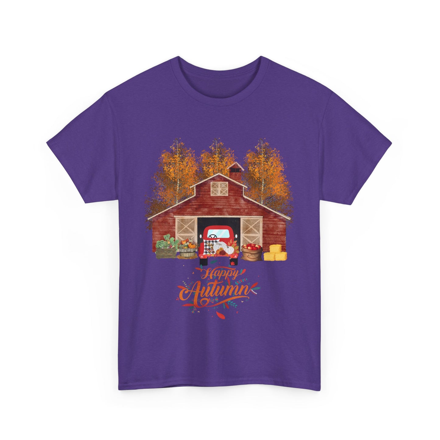 Happy Autumn Unisex Heavy Cotton Tee