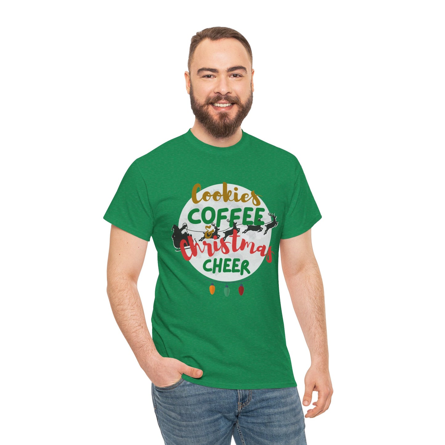 Christmas Cookies Unisex Heavy Cotton Tee