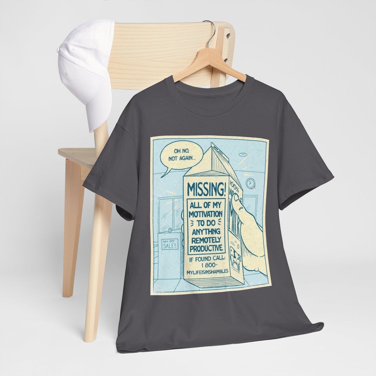 Missing Unisex Heavy Cotton Tee