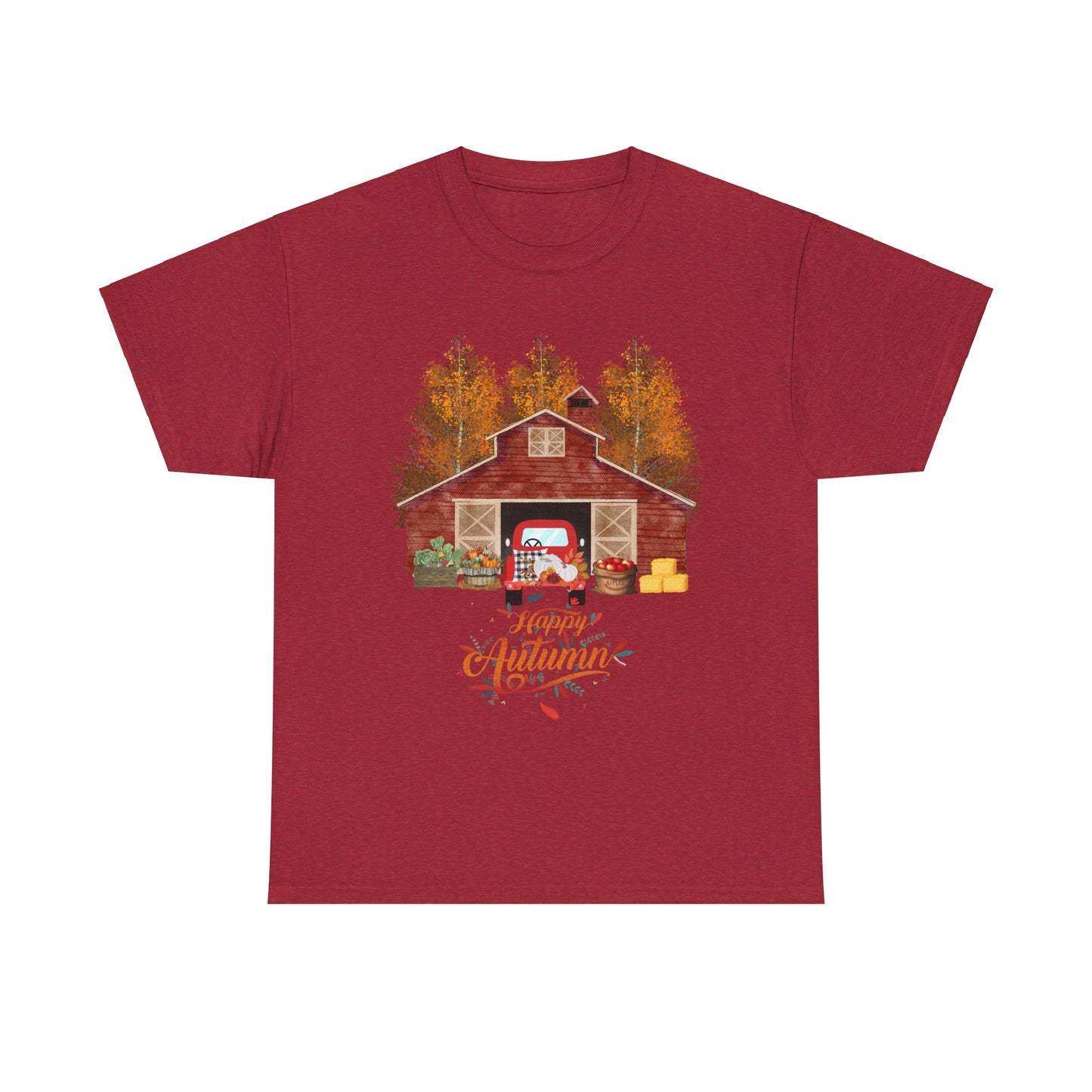Happy Autumn Unisex Heavy Cotton Tee
