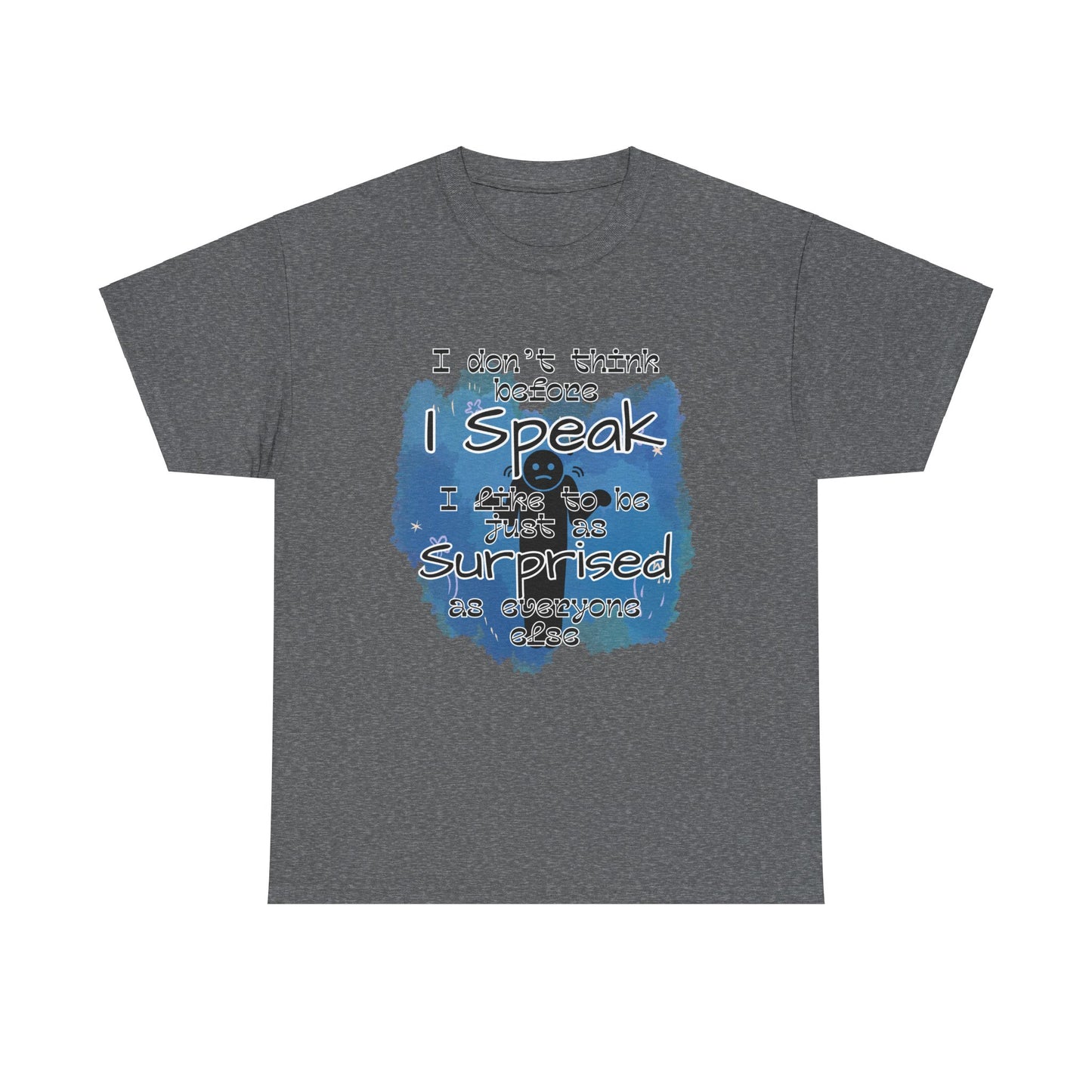 I Don't Think Unisex Heavy Cotton Tee