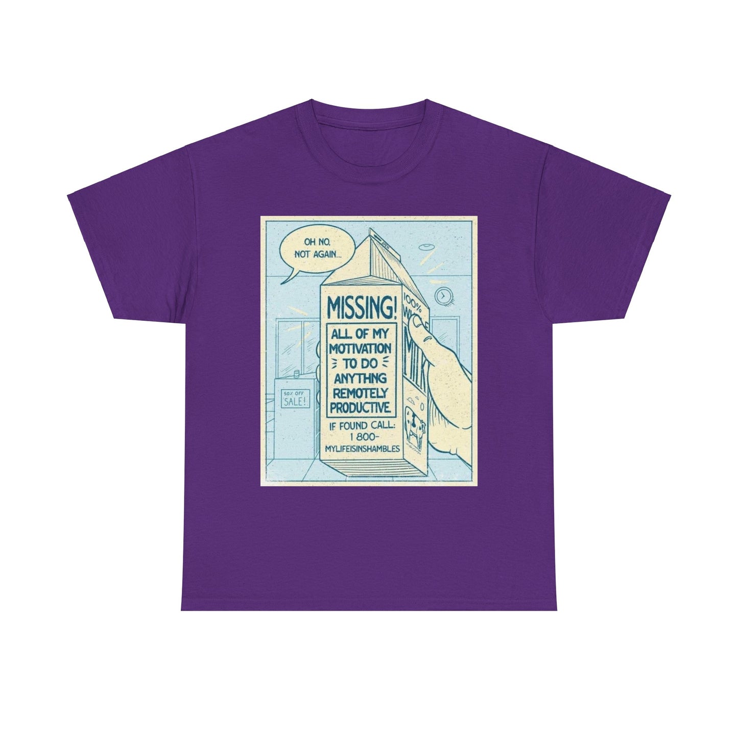 Missing Unisex Heavy Cotton Tee