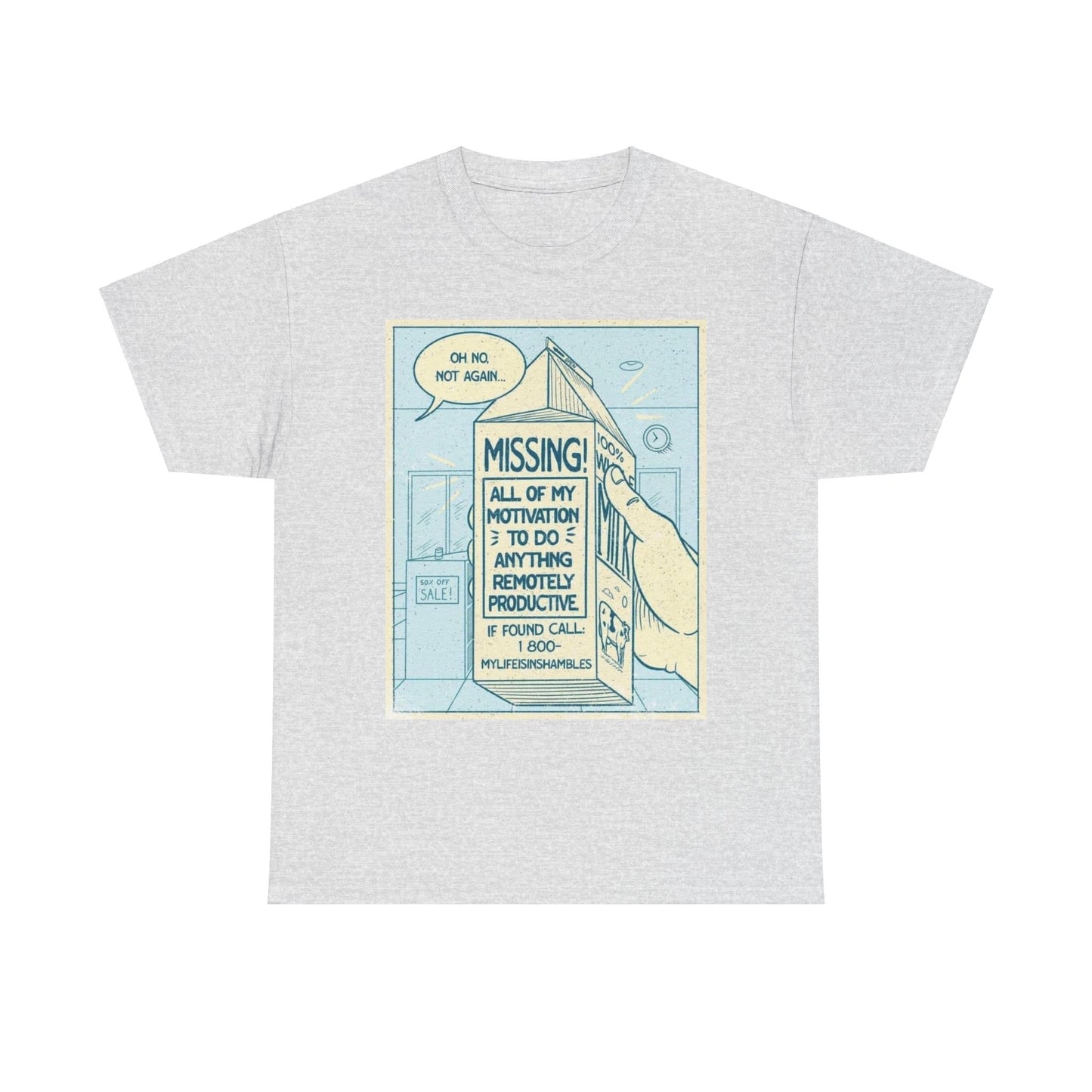 Missing Unisex Heavy Cotton Tee