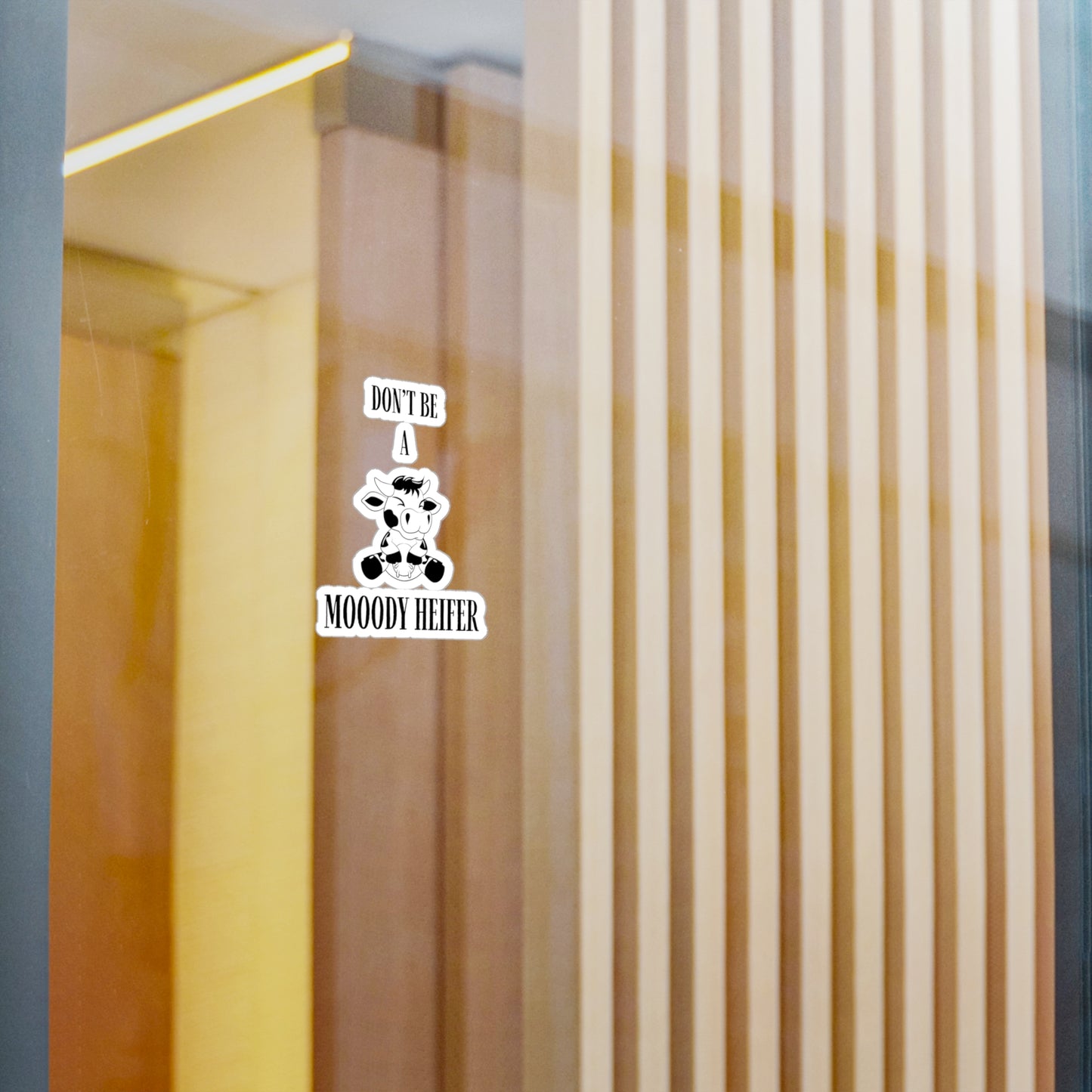 Mooody Kiss-Cut Vinyl Decals