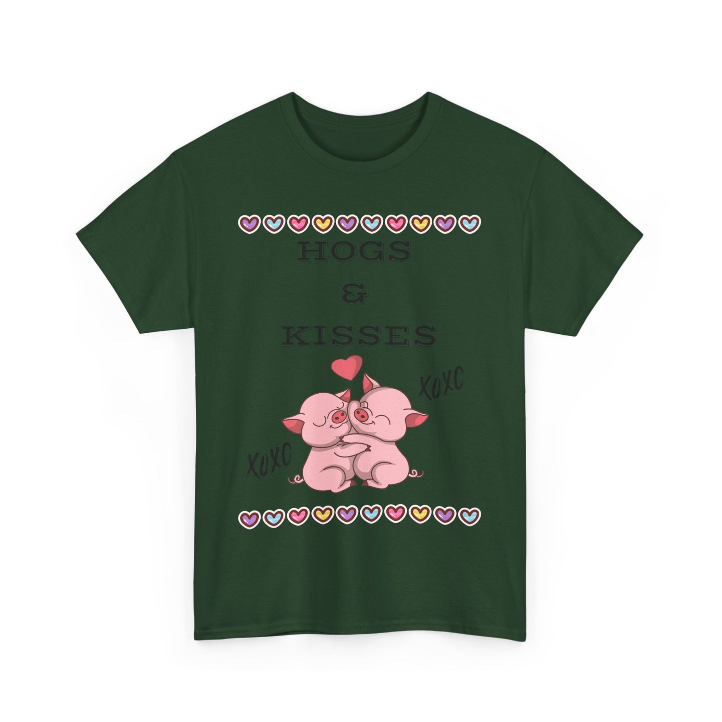 Hogs & Kisses Unisex Heavy Cotton Tee