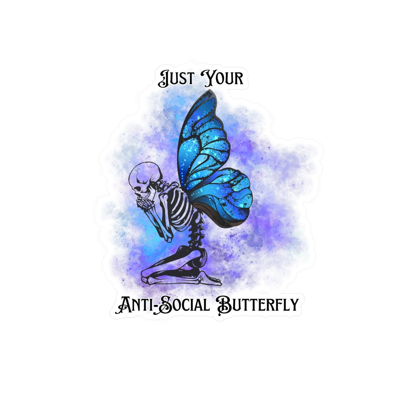 Anti-Social Kiss-Cut Vinyl Decals