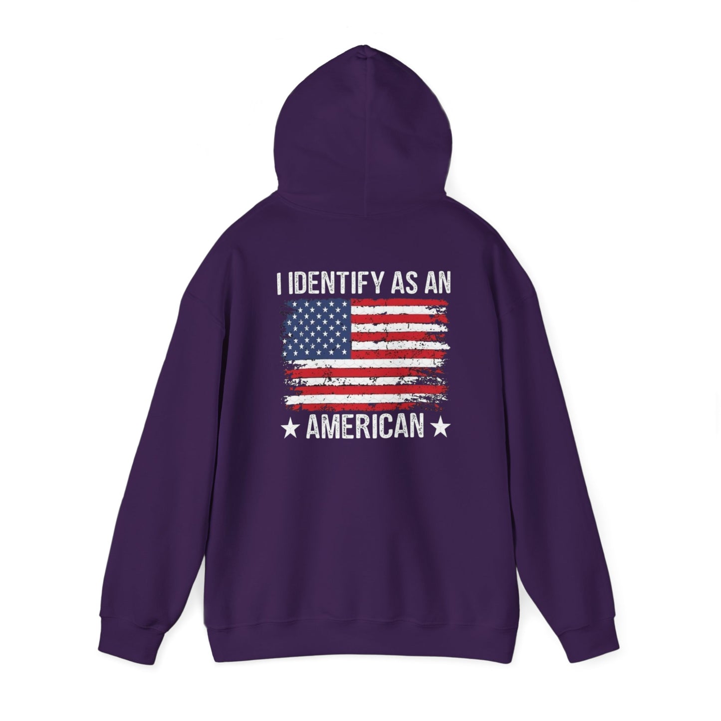 Identify as Unisex Heavy Blend™ Hooded Sweatshirt
