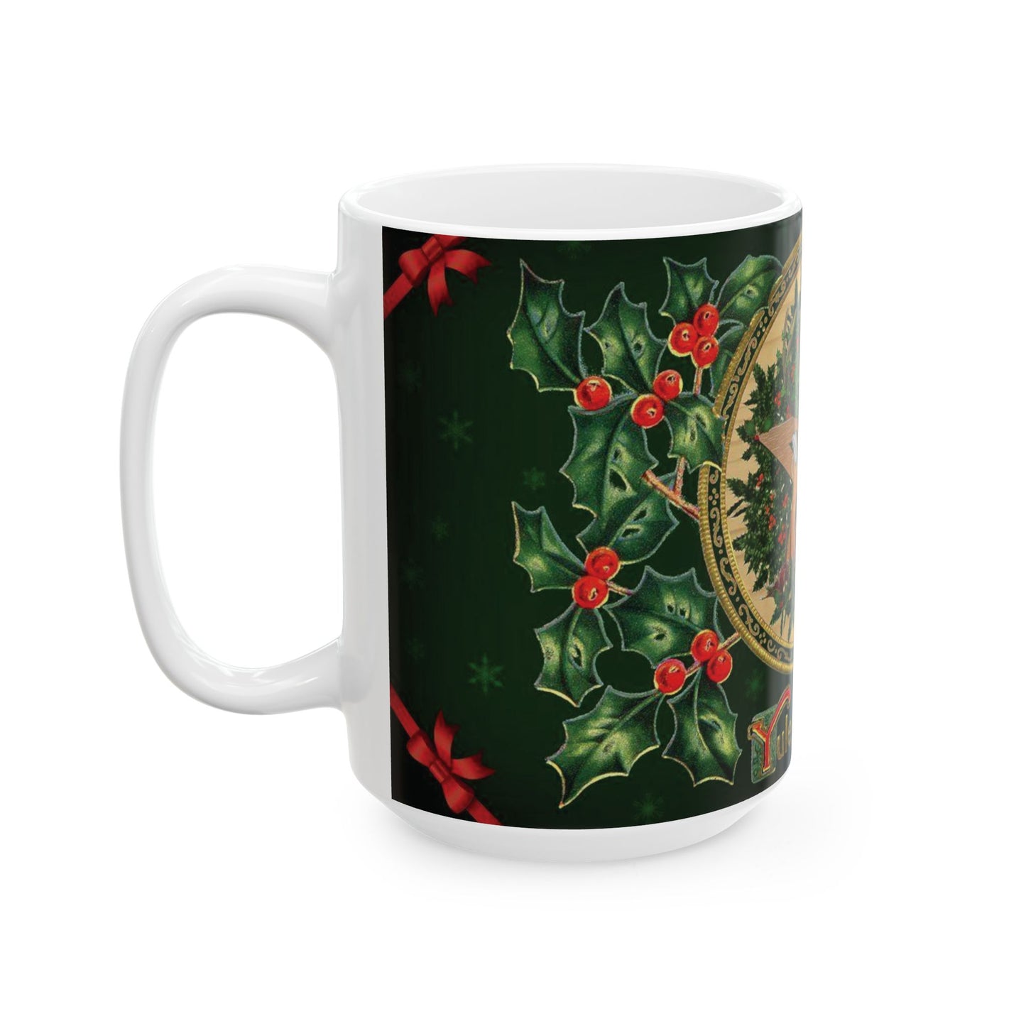 Yuletide Joy Ceramic Mug, (15oz)