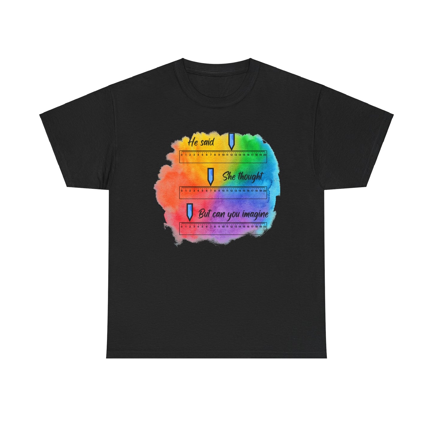 He Said Unisex Heavy Cotton Tee