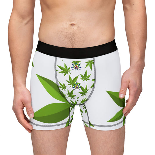 Weed Men's Boxers (AOP)